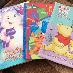 Set of 3 coloring books craft